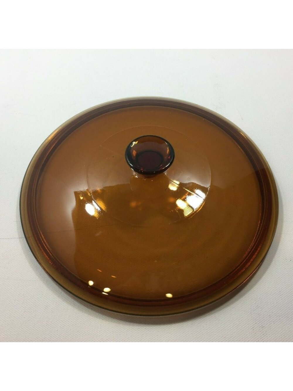Amber Glass Pot Lid With Knob Handle 8-Inch Diameter For Cookware Replacement
